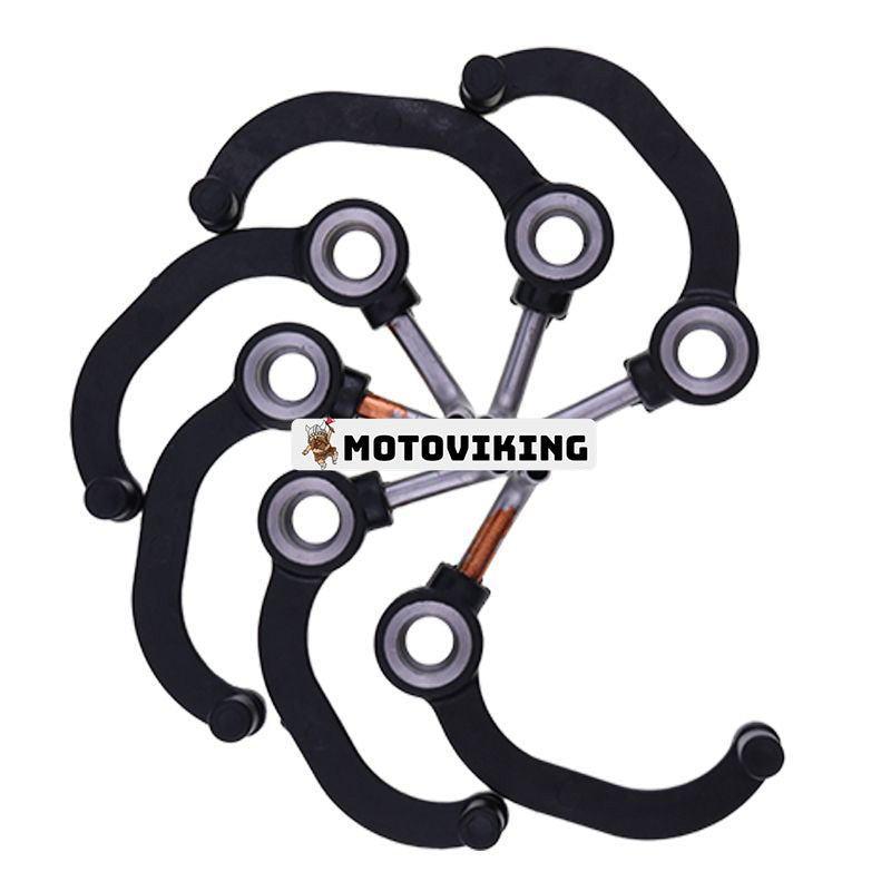 6 ST Kolvkylmunstycke 3080708 för Cummins Engine ISM M11 ISM11 L10