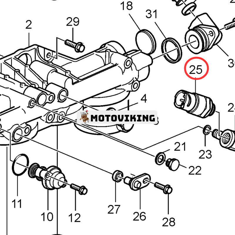 Trycksensor 21202753 för Volvo Engine D12D-A MG D12D-E MG D12D-A MH D12D-B MH