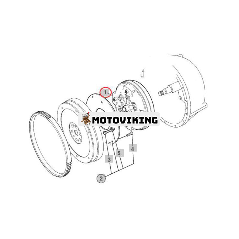 Momentomvandlare 04/600581 för JCB Loader 214-PC 214S-PC 215-PC 215S-PC
