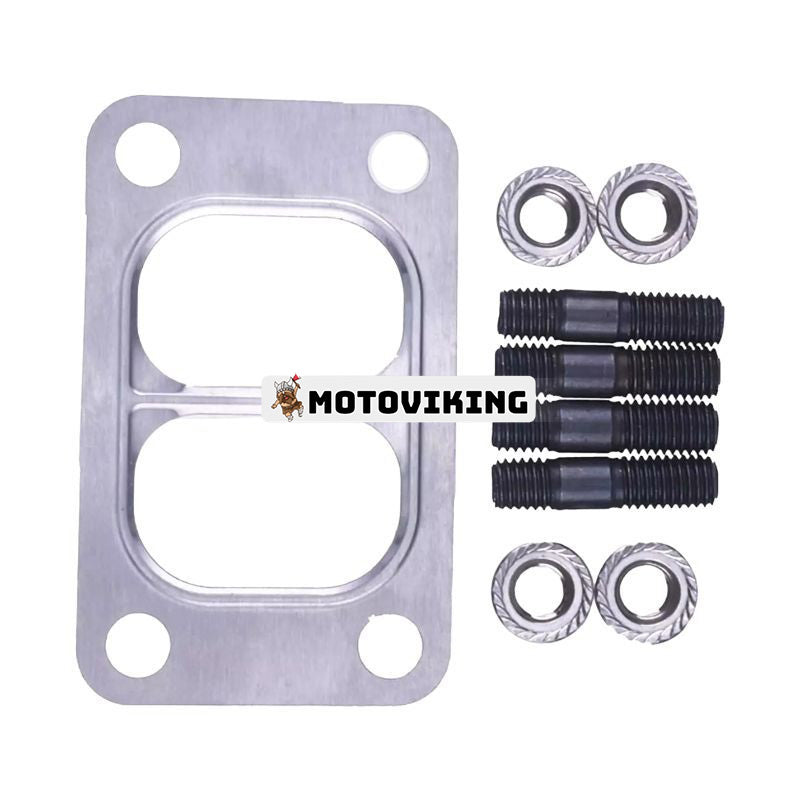 Turbomonteringsbultmuttrar med packning 3818823 3818824 3901356 för Cummins Engine 4B3.9 6B5.9 6C8.3 B3.3 B4.5 B5.9 B6.7 ISB5.9 ISC ISF2.8 ISL89- Dodge 5.9 Dodge 5.9.
