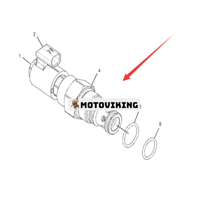 Magnetventilgrupp 421-8199 för Caterpillar CAT Engine G3512 Lastare 950L 962 966 972 980 982
