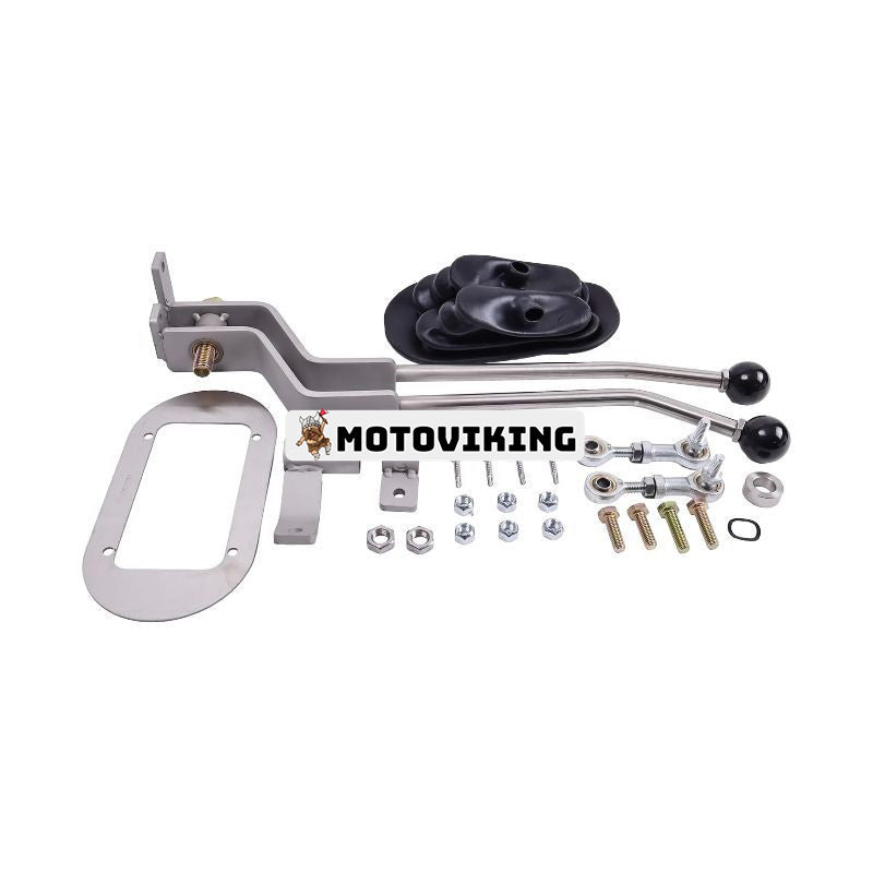 Rostfri Twin-Stick Shifter med känga NP205GM8 för GM NP205 8-bults överföringsväska