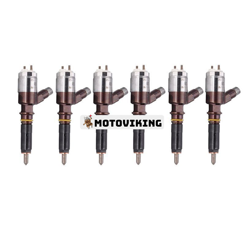 6 st bränsleinsprutare 2645A741 2645A706 2645A707 2645A729 för Perkins Engine 1106D 1106D-E66TA
