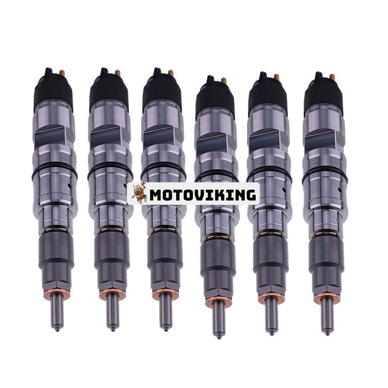 6 st Bränsleinsprutare 21006084 för Volvo Engine TAD752GE TAD753GE TAD754GE TAD734GE D7E D7F Lastbil DE FE FL