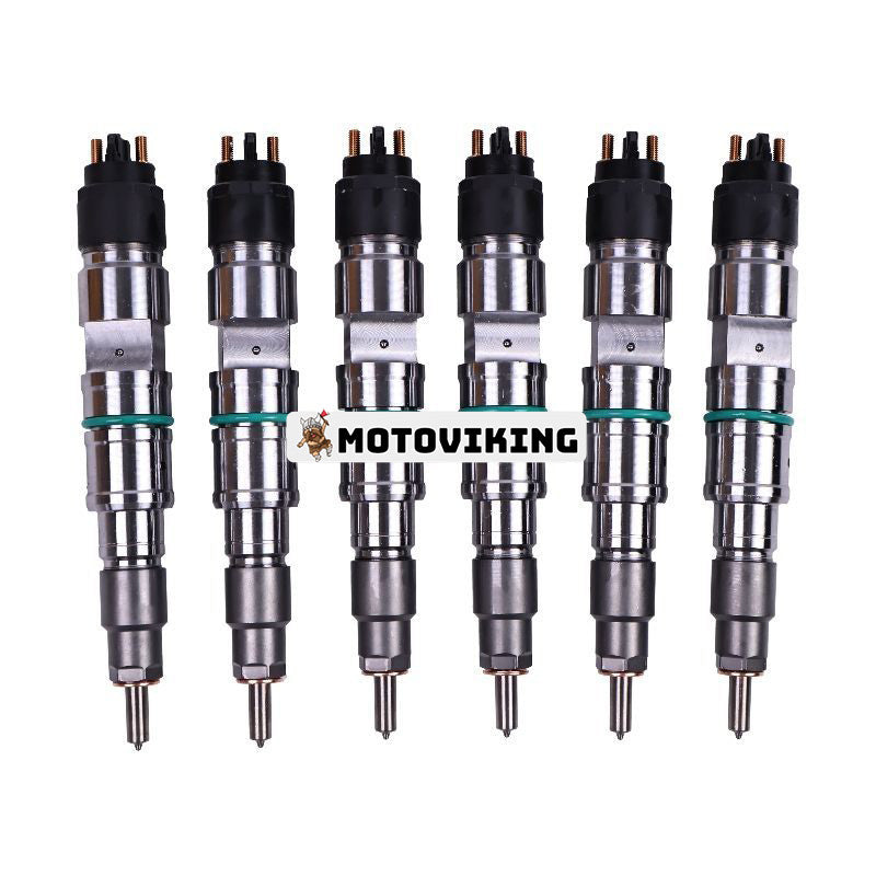 6 st Bosch bränsleinsprutare 0445120145 65.10401-7005 för Doosan Daewoo Engine DL08 DL08S