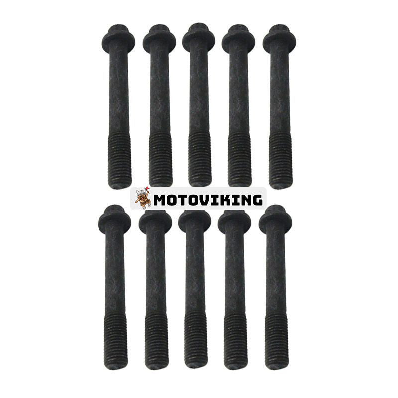 10st Cylinderhuvudsbult 8970369591 för Isuzu Engine 3LA1 3LB1 3LD1 3LD2 4LB1 4LC1 4LE1 4LE2