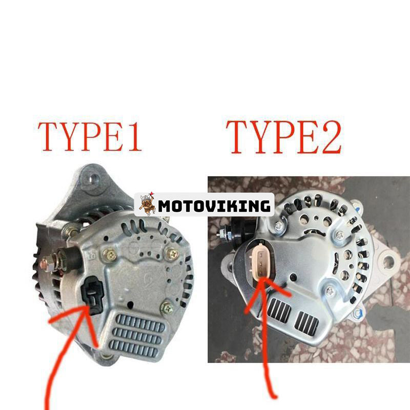 12V 45A Generator 1G825-64010 för Kubota BX1850D BX1860 BX1870 BX2350D BX2360 BX2370 BX24D BX25D BX25DLB BX2660D BX2670 G2