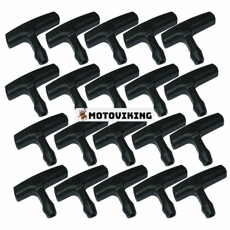 20 st Recoil Pull Starter Handtag 75135 för många motorsågar Max 4 mm diameter sladd
