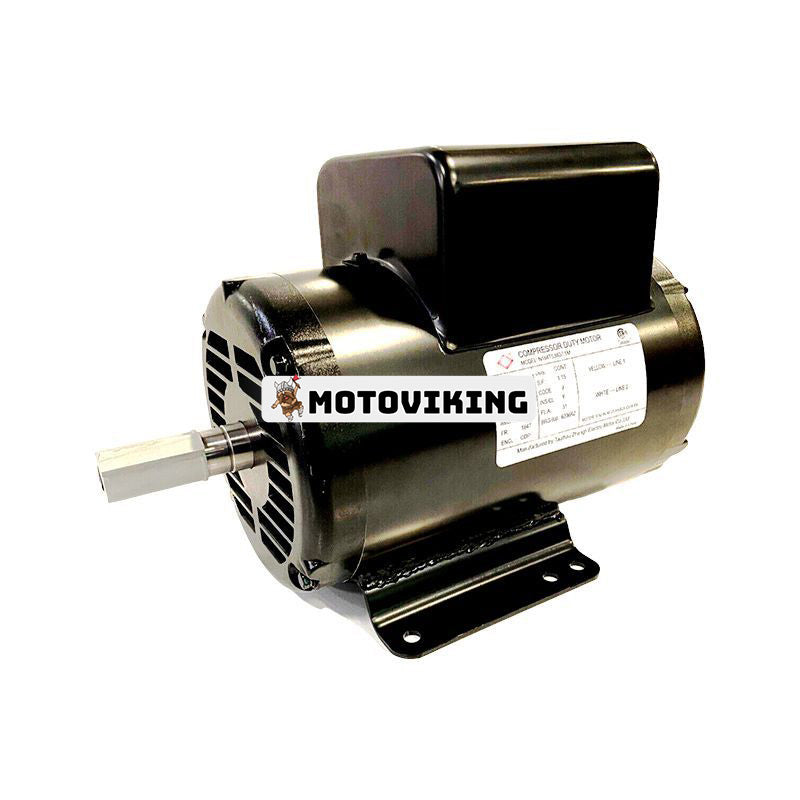 230V 7,5HP 1-1/8" axel elmotor 36E002Y318 1312100400 för BelAire luftkompressor