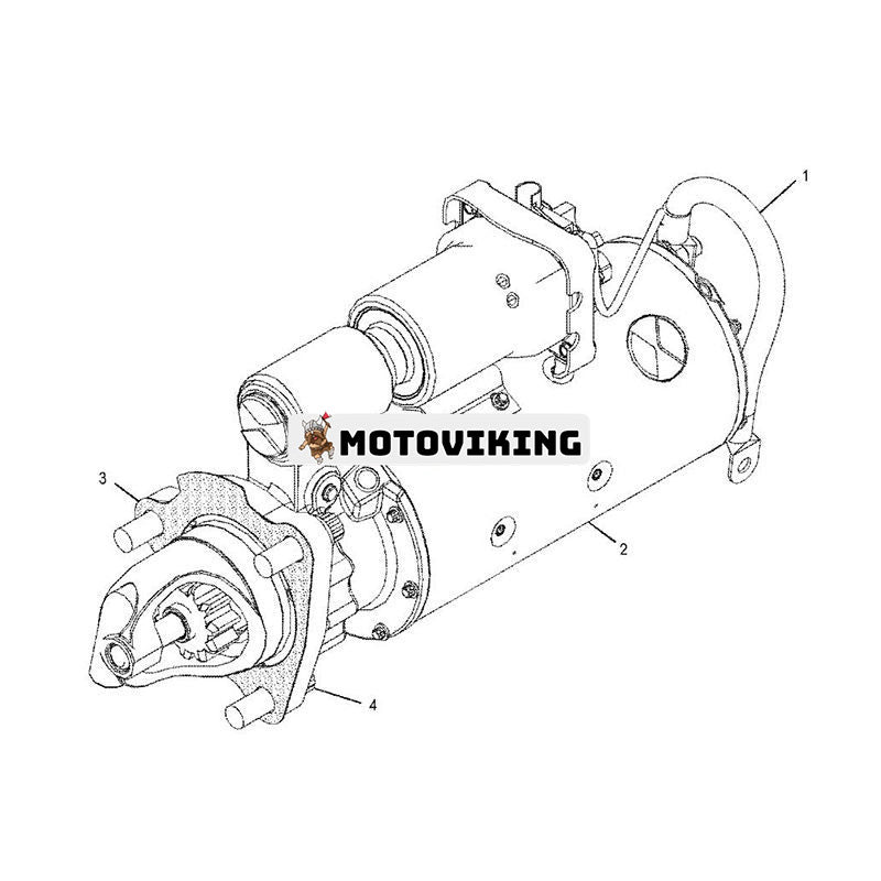 24V Startmotor 357-7354 för Caterpillar CAT Engine C11 C-15 C27 Grävmaskin 365C 374D L 385C 390D Lastbil 725 730