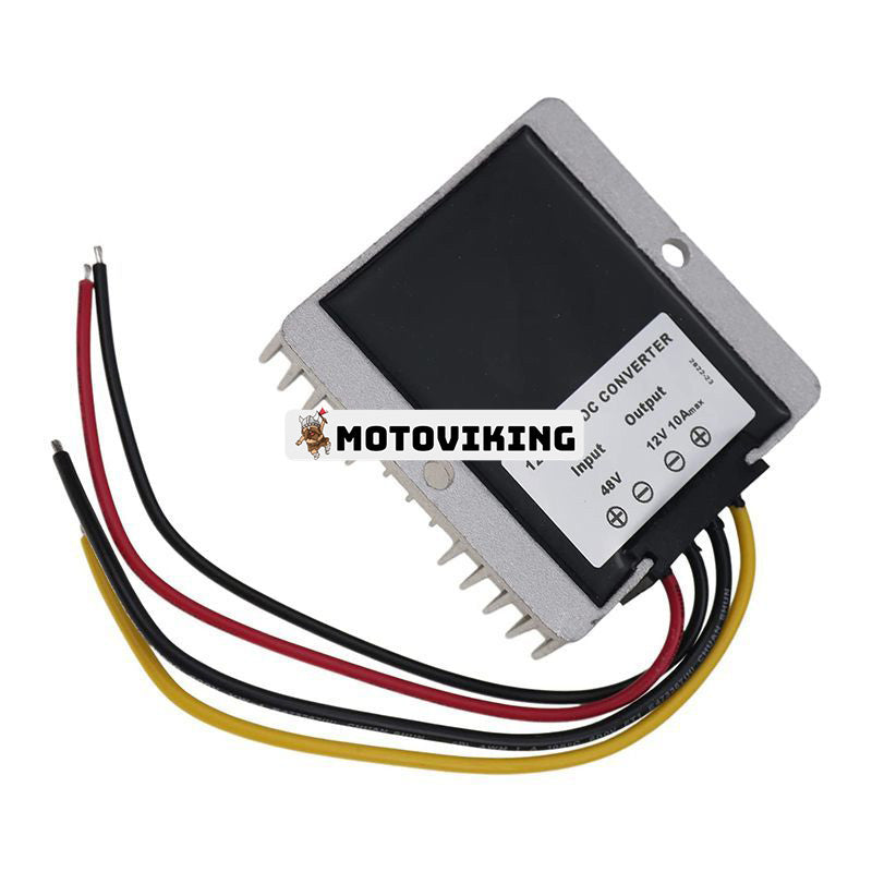 48V DC/DC spänningsomvandlare Regulator Reducer ner till DC 12V 10A Vattentät för golfvagn