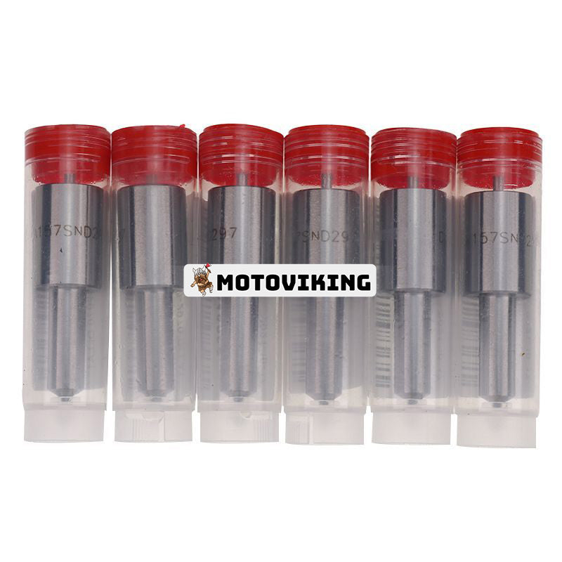 6 st bränsleinsprutningsmunstycke 093400-2970 DLLA157SND297 för Hino J05C J08C motor