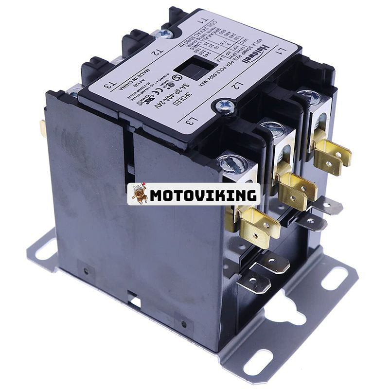 AC Definite Purpose kontaktor 3-polig 40FLA 50AMP 600V 42-104521-12 SA-3P-40A-24V