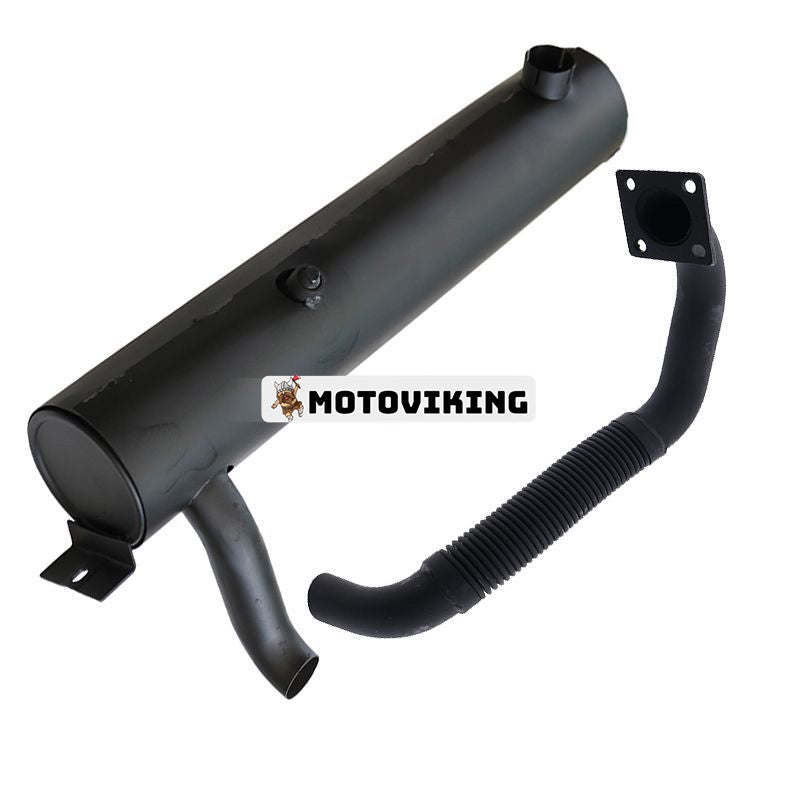 Avgasljuddämpare 7100840 med rör 6701151 för Bobcat-lastare S130 S150 S160 S175 S185 T140 751 753 763 773 7753