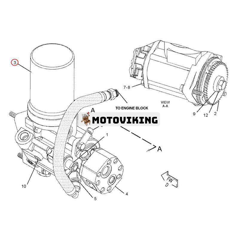 Bränsleinsprutningspump 162-9610 för Caterpillar CAT Engine 3126B Grävmaskin 322C 325C Lastare 953C 963C