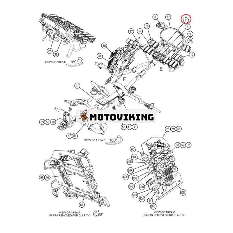 Brytarmonteringsvippa 2144693 för Caterpillar CAT-lastare 414E 416E 420E 422E 428E 430E 432E