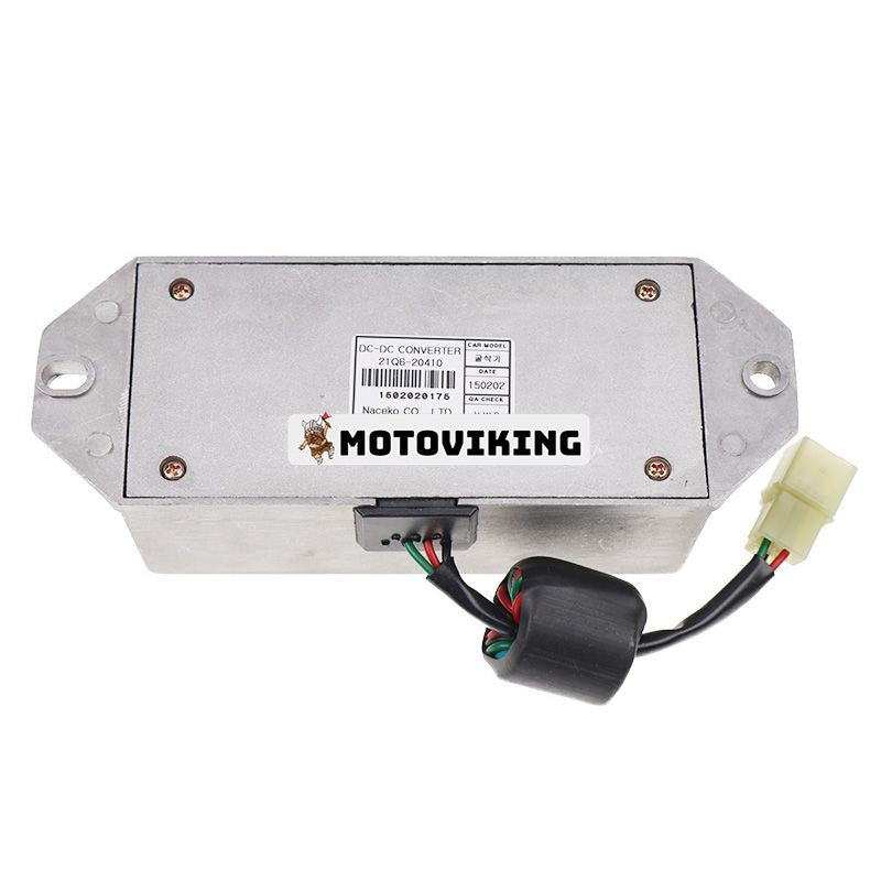 För Hyundai R225LC-9T R215-9 R385-9 R250LC-9 DC 22V-28V till DC 12V 10A omvandlarregulator 21Q6-20410