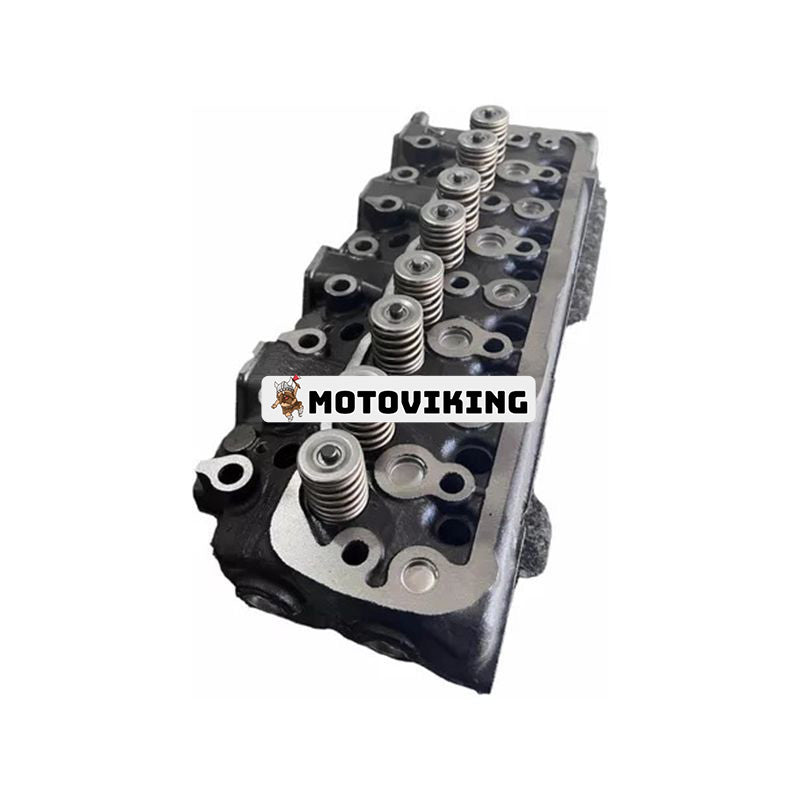 Komplett cylinderhuvud med ventiler för Mitsubishi 4D34 4D34T 4D34-T Hyundai D4DA motor Kobelco ED190LC-6E SK160LC-6E grävmaskin