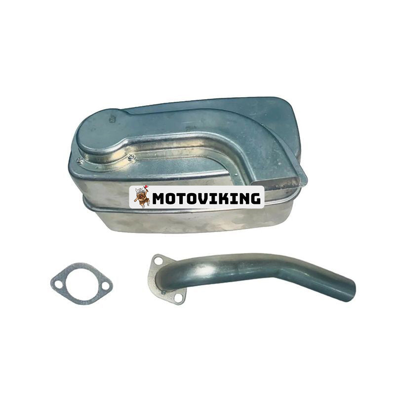 Ljuddämpare & avgasrör med packning AM138423 för John Deere traktor L100 L105 L107 L108 L110