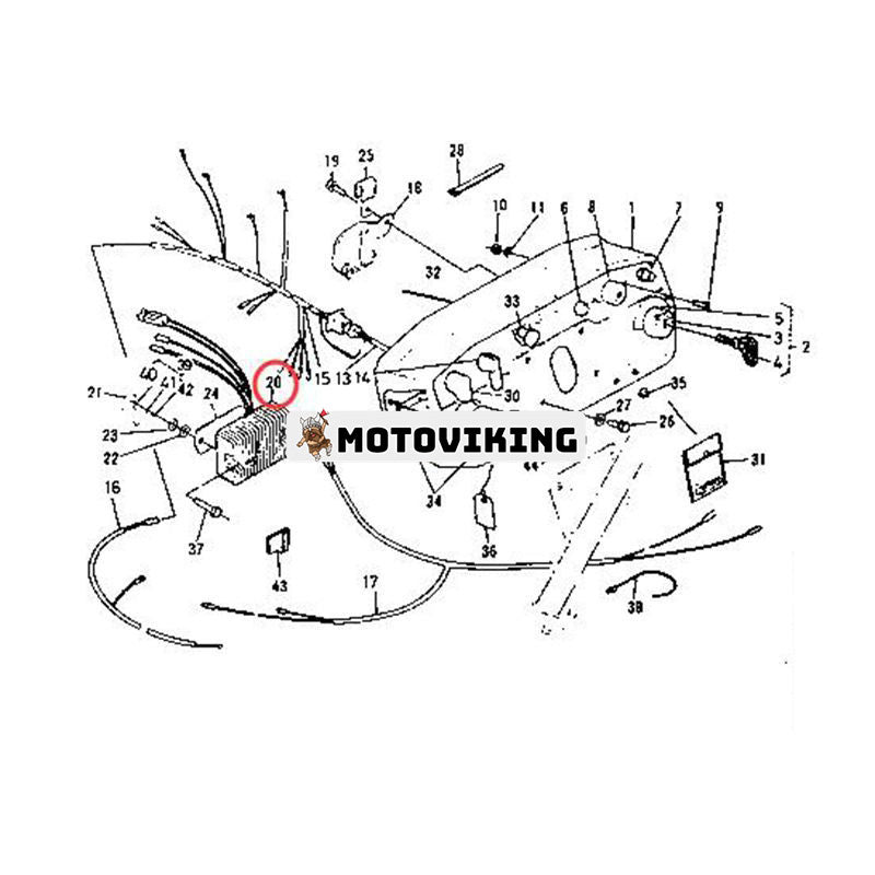 Regulator 67211-55230 66611-55250 för Kubota Engine D750-A traktor B7100D