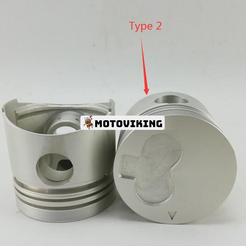 Renoveringssats för Mitsubishi K4E K4E-DI motor MT23D traktor Hanix N260 N350 grävmaskin