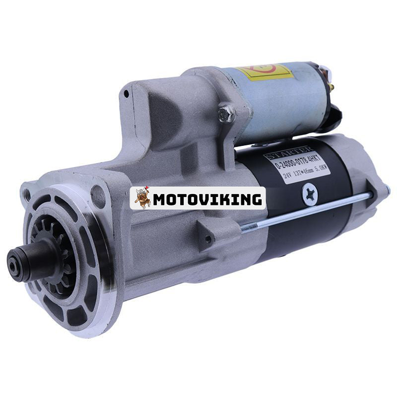 Startmotor 89805-40630 för Isuzu Engine 4HK1 Hitachi Grävmaskin ZAX200 ZAX230 ZAX240-3