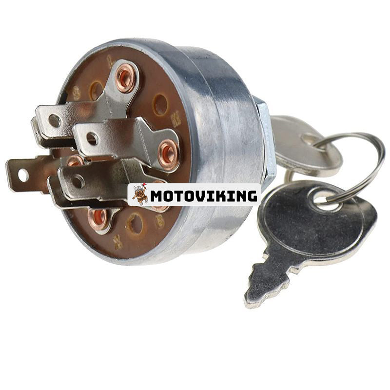 Startströmbrytare med 2 nycklar MU092377 430-161 33-392 97645 för Murray Oregon Briggs & Stratton 5411H 5412H