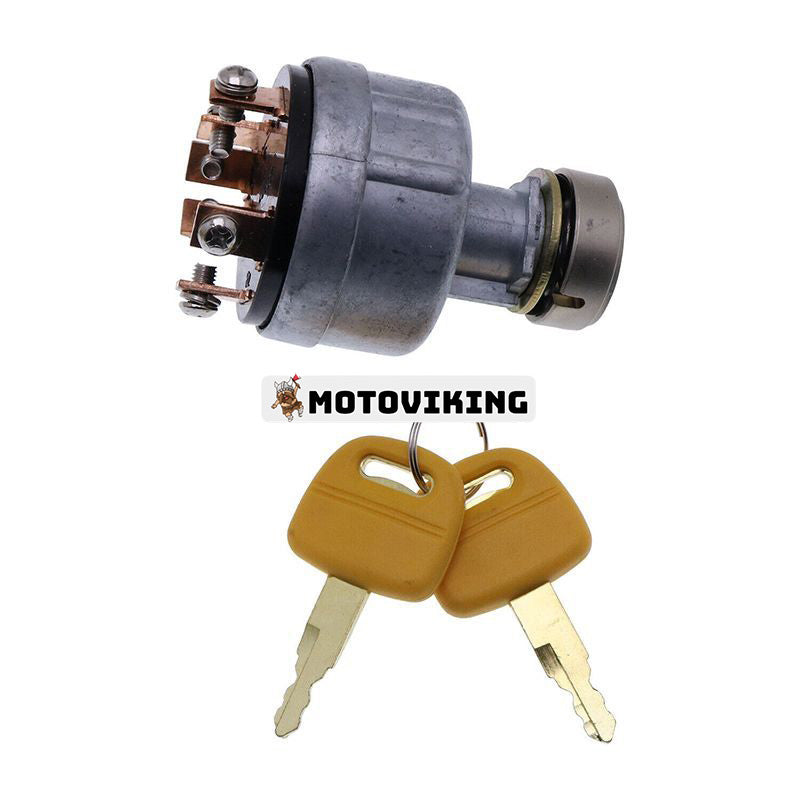 Tändningslås FYD00005609 Med 2 nycklar för Yanmar motor 3TNV88F 4TNV88C 4TNV98C John Deere grävmaskin 30G 35G 50G 60G