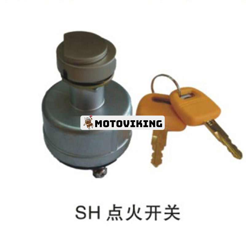 Tändningslås med 2Psc-nycklar S450 KHR307 för Sumitomo grävmaskin SH200 SH210-5 SH-serien