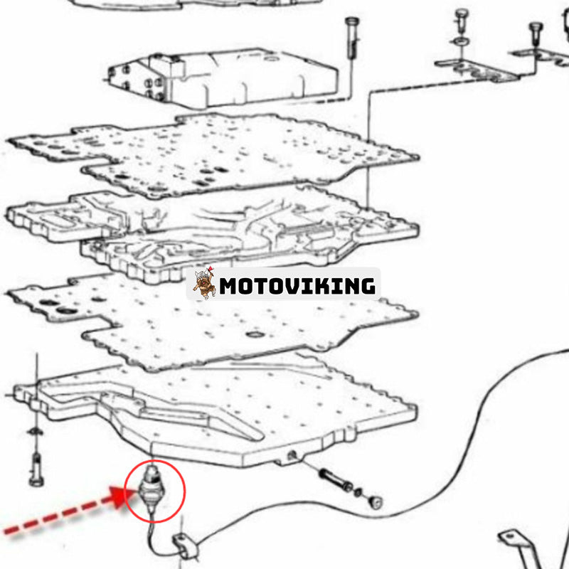 Tryckvakt 11144815 för Volvo dumper A30C A35C A40 A35D A40D A25D A30D A25 A30E