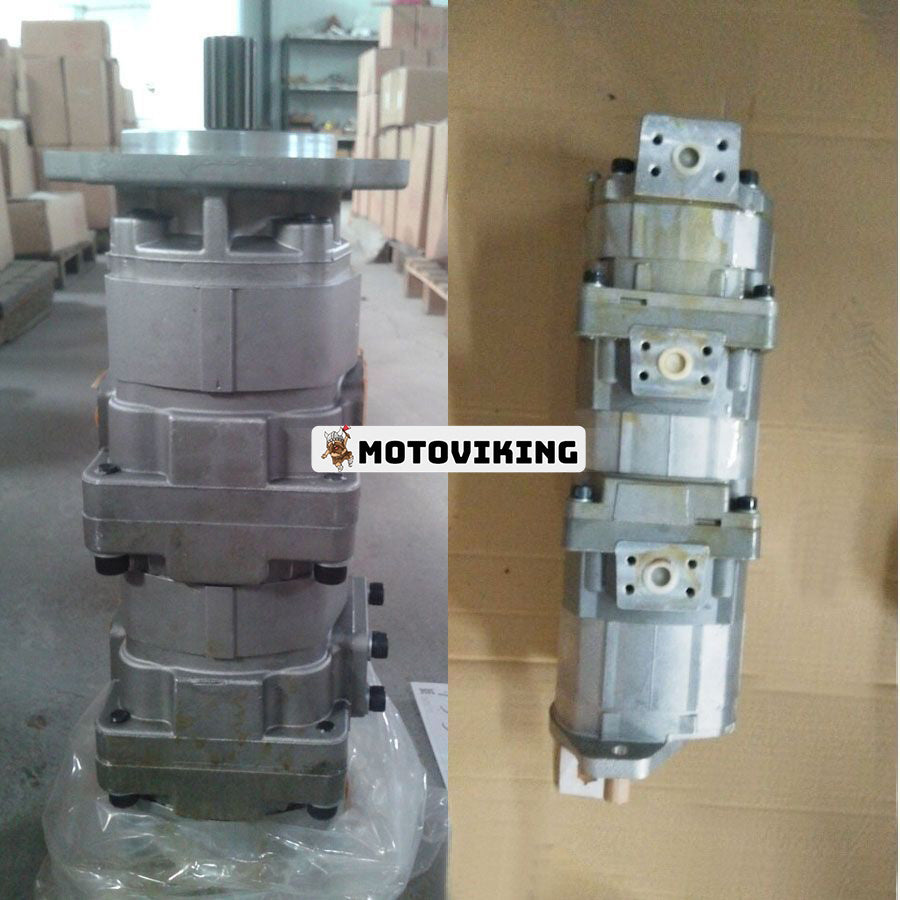 För Komatsu hjullastare WD600-6 WA600-6R Hydraulisk kugghjulspump 705-55-43040