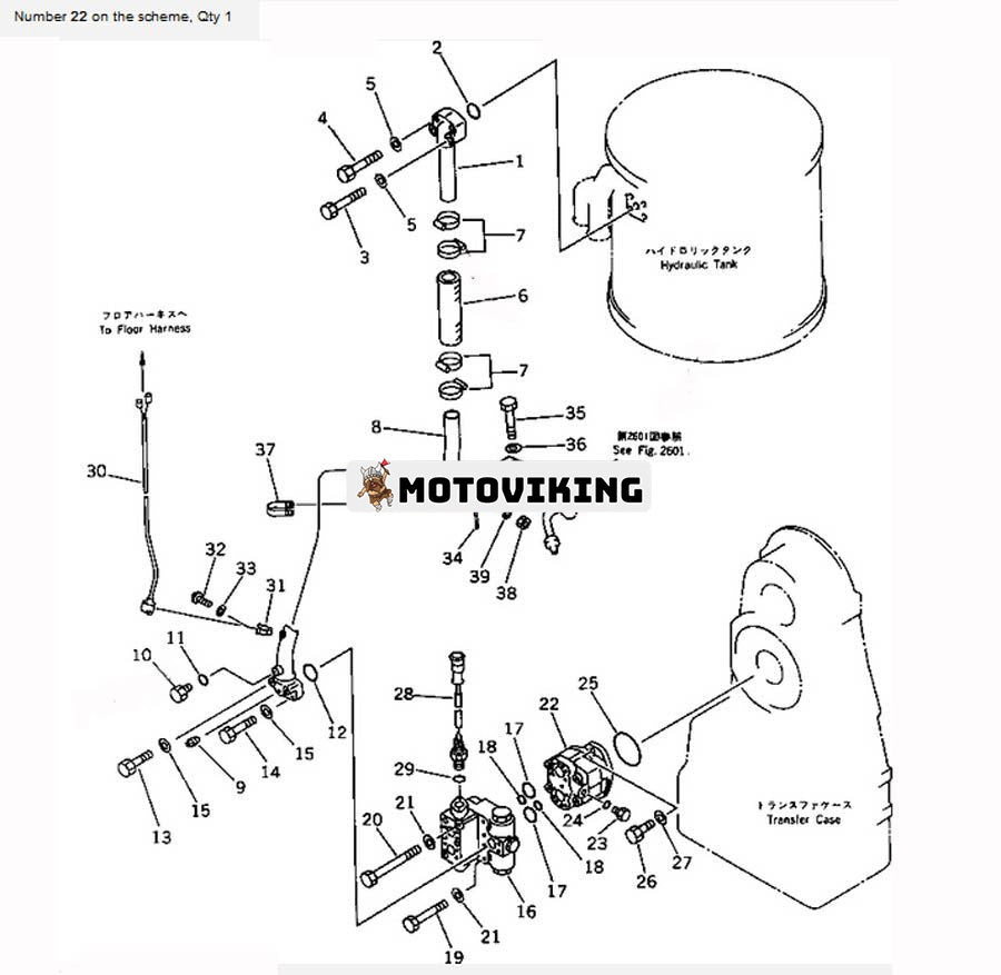 För Komatsu hjullastare WA400-1-A WA420-1 WA420-3 nödstyrningspump 704-30-34110