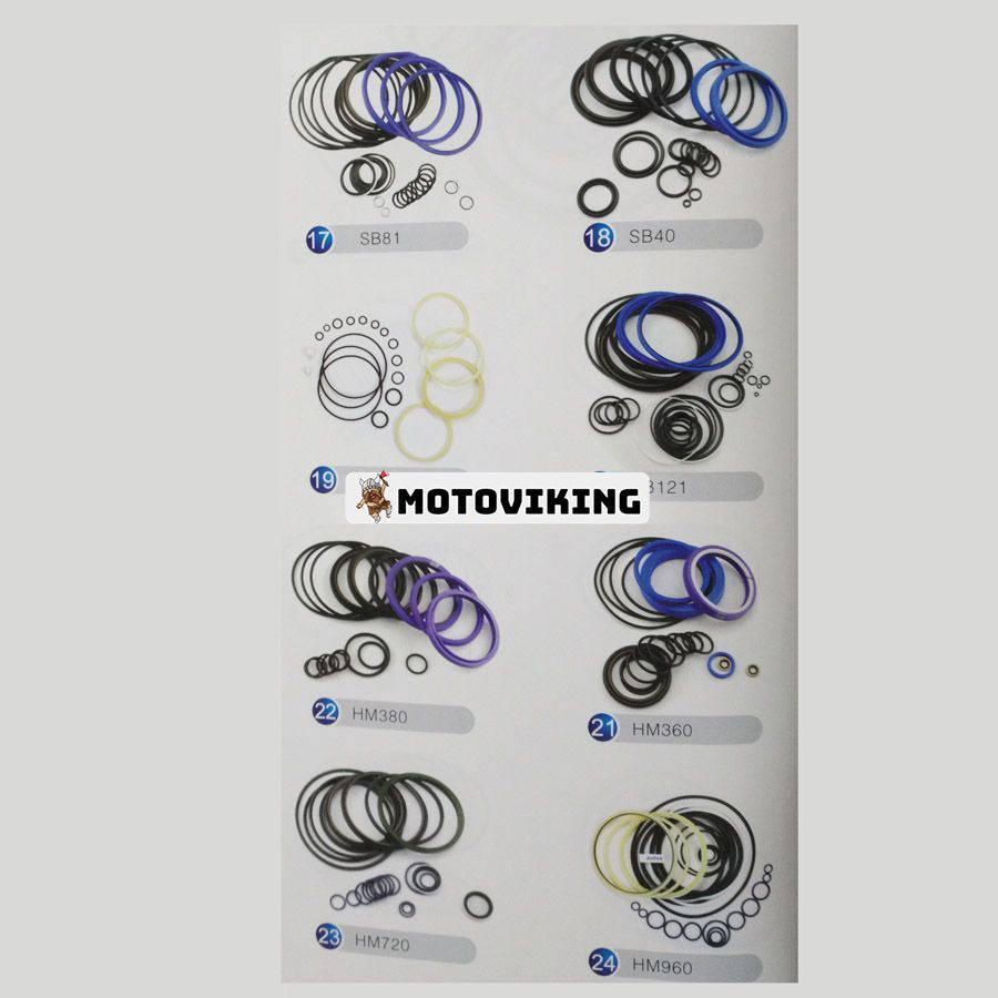 För SB121 Hammer Breaker Cylinder Seal Kit