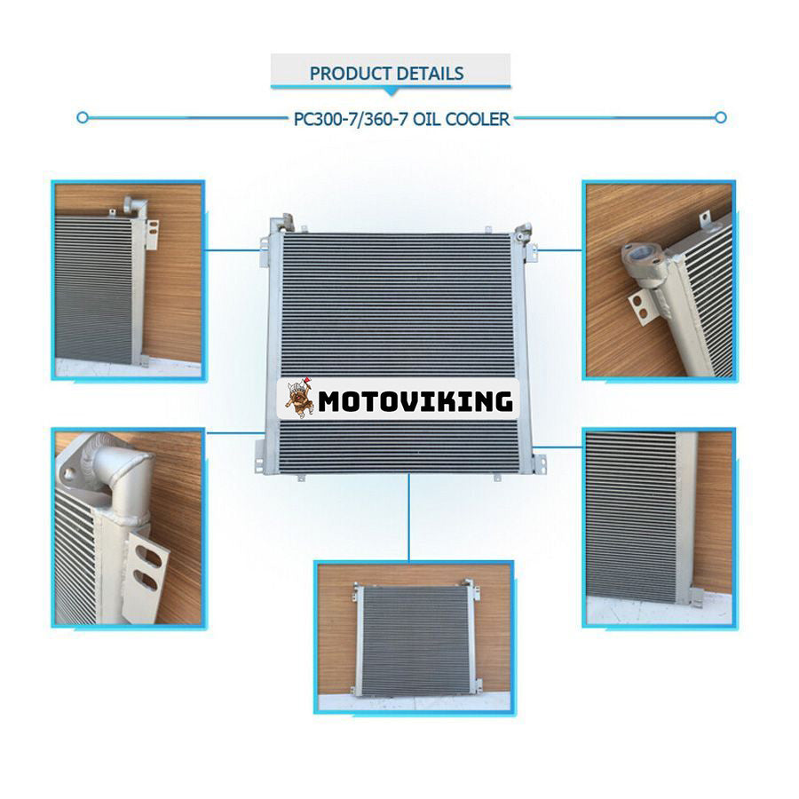 För Komatsu grävmaskin PC300-7 PC300LC-7 PC300LC-7L Hydraulisk oljekylare 207-03-71641