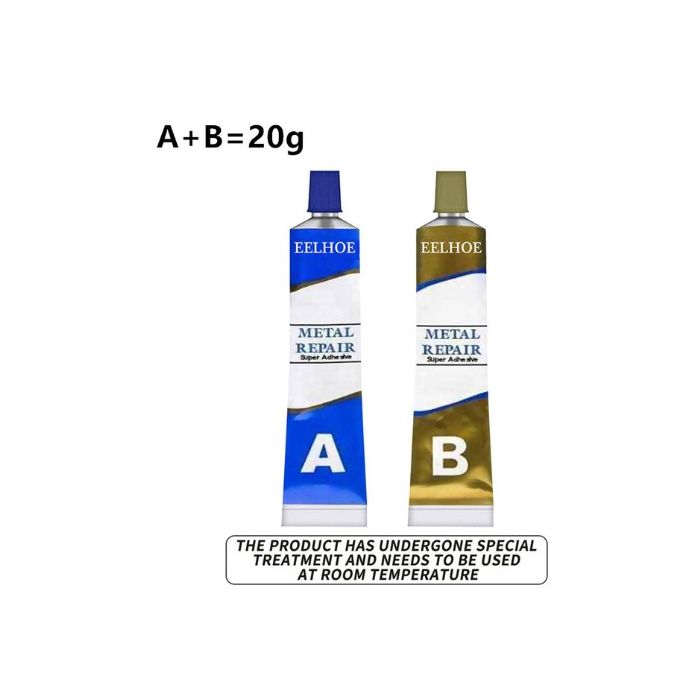 Epoxistål 6 Min Set Spruta 20G Metallreparation / Ab Lim / Vattentät