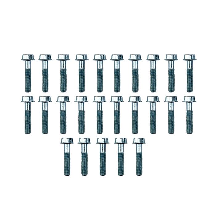 M6 X 30 Mm Flänsbolt Pack Med 25 10 Mm Hex