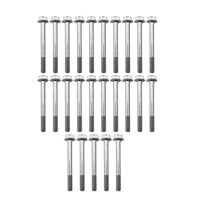 M6 X 60 Mm Flänsbolt Pack Om 25 10 Mm Hex