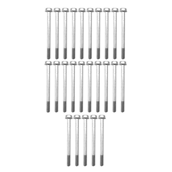 M6 X 80 Mm Flänsbolt Pack Om 25 10 Mm Hex