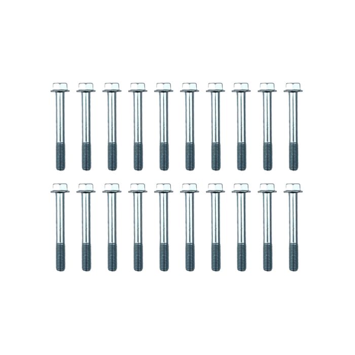 M8 X 65 Mm Flänsbolt Paket Med 20 12 Mm Hex