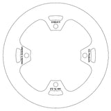 Skivbroms Bak Kx Kxf Solid Cross-Center 5100-019