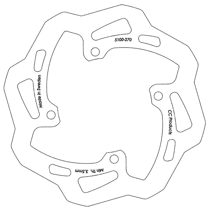 Skivbroms Bak Kx450F 2019 Cc Products 5100-270