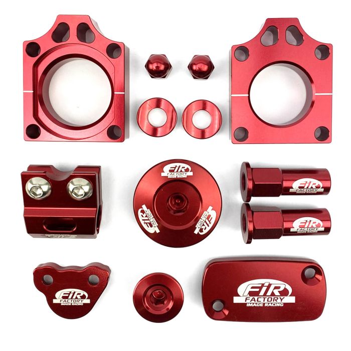 11 St Bling Kit Crf 250 Fir Cpk-104 Cnc Legering Axelblock Kappar Däckmutter