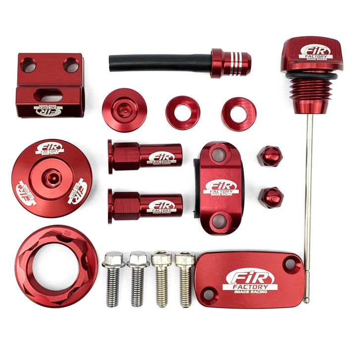 16 St Bling Kit Crf 250 Fir Cpk-105 Cnc Legering Axelblock Kapper Däckmutter