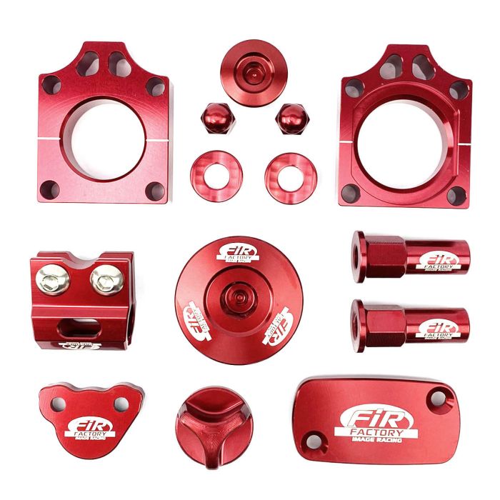 12 St Bling Kit Crf 250 Fir Cpk-110 Cnc Legering Axelblock Kappar Däckmutter