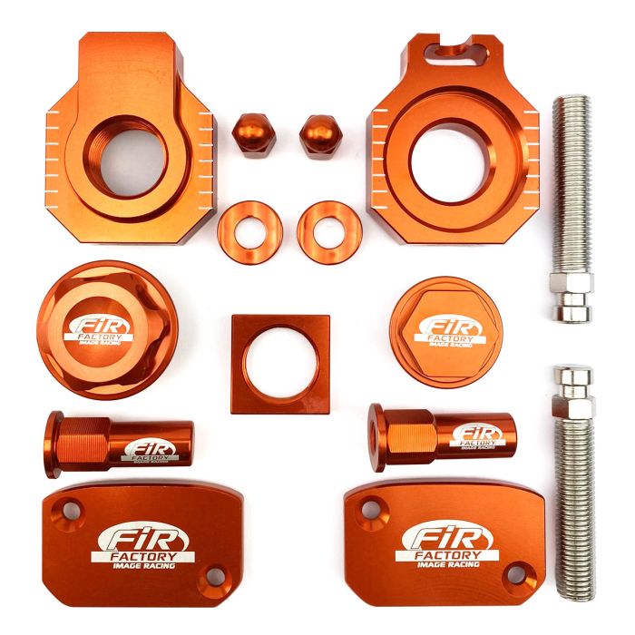 Pc Bling Kit Ktm Sx/Exc Fir Cpk-522 Cnc Alloy Axle Block Caps Tire Mutter