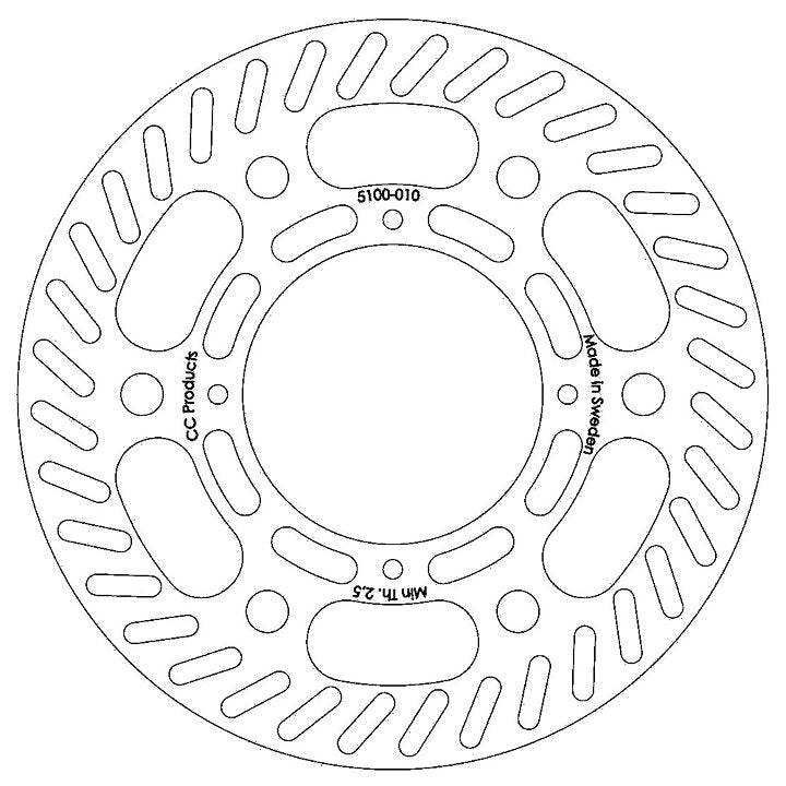 Skivbroms Fram Kx Kdx Klx Cross-Center 5100-010