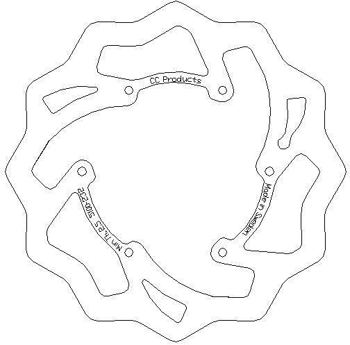 Skivbroms Fram Beta 2013-18 Cross-Center Produkt 5100-232