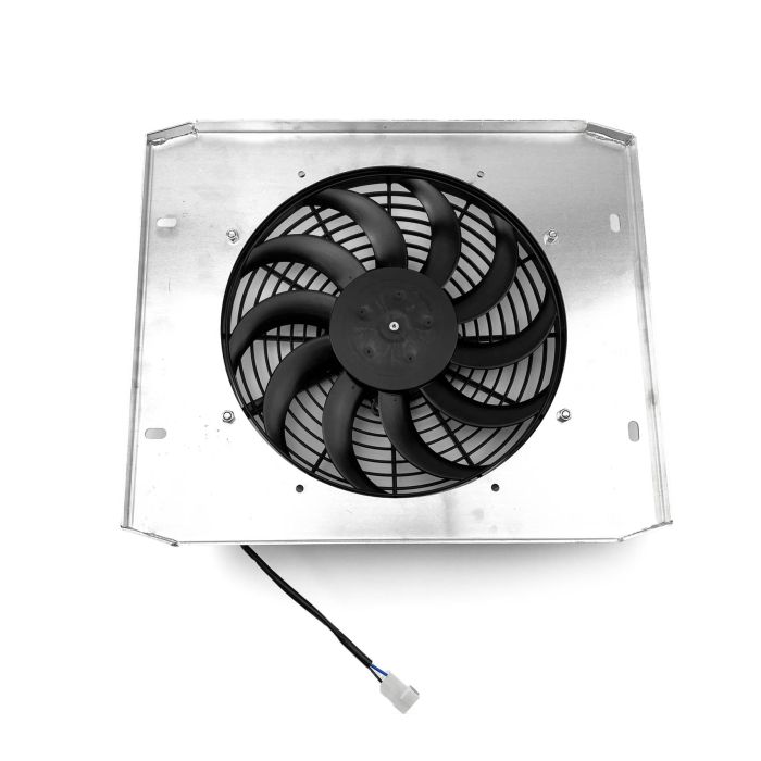 Shroud & Fan Kit Spal Fan Radiator Quad Pass Hög Effektivitet