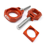 Axle Block & Bolt Ktm Sxf 13-21 Asrab-19 Orange