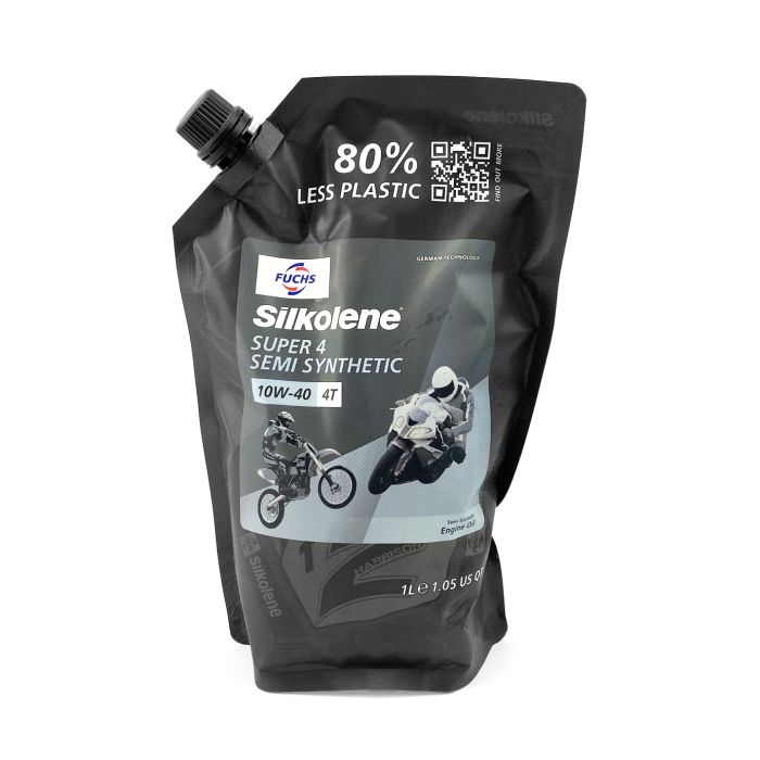 1Lt Bag Super-4 10/40Wt Silkolene Silkolene 602090355 Låda = 10